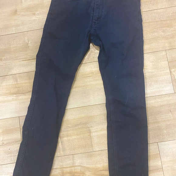 Men’s HUGO Boss slim fit navy blue/black jeans size 30 - Picture 5 of 8